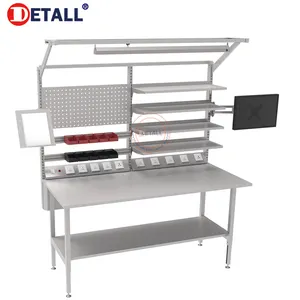Detall industrial drawer fixed workbench for warehouse