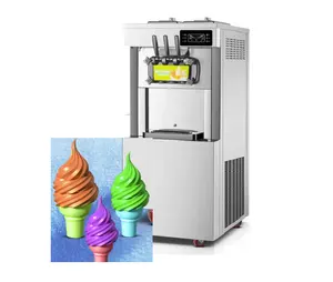 Verticale Soft Ice Cream Maker/soft serve ice cream macchina