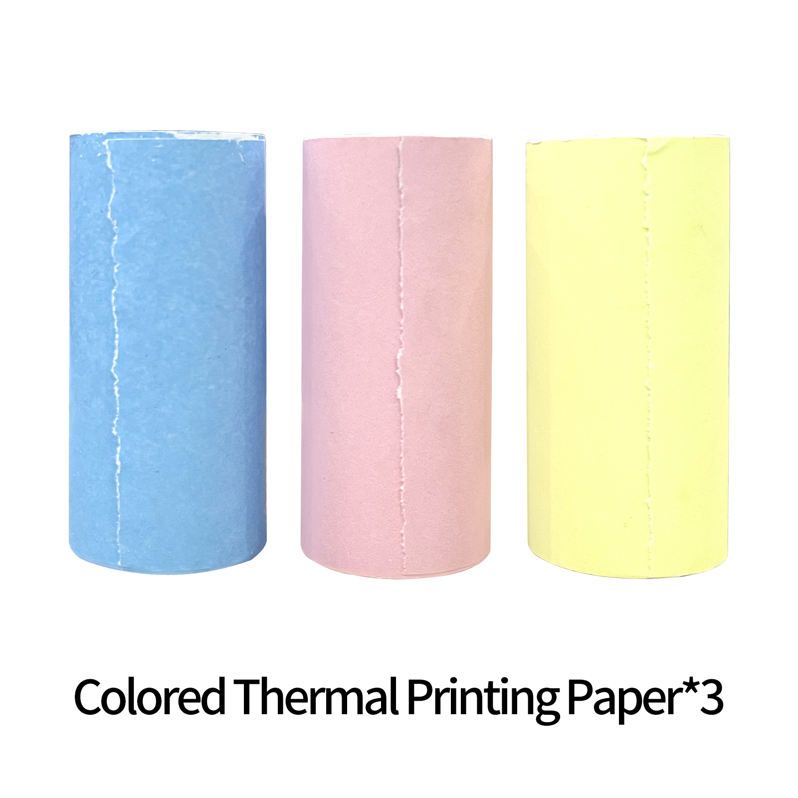 pink blue yellow Thermal Paper 3rolls