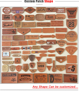 Étiquettes en <span class=keywords><strong>cuir</strong></span> PU personnalisées pour vêtements Étiquette de vêtement imprimée avec logo <span class=keywords><strong>Patch</strong></span> en similicuir pour vêtements Marque Jeans - Product Image 6