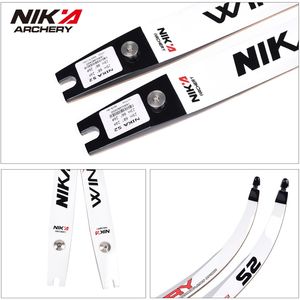 Nika Archery S2, extremidades de arco recurvo, mano derecha e izquierda para principiantes, entrenamiento de tiro, extremidades de arco ILF - Product Image 6