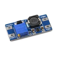 JIAQISHENG JQS MT3608 Modul Penguat DC-DC yang Dapat Disesuaikan 2A Modul Step Up dengan MICRO USB 2V-24V ke 5V 9V 12V 28V