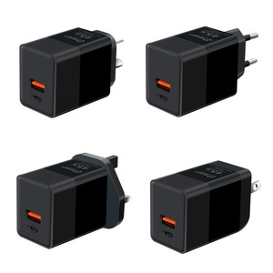 MINI AU EU UK US พอร์ตคู่ USB-<span class=keywords><strong>C</strong></span> เร็วมาก QC3.0 PD ที่ชาร์จการเดินทาง45W สำหรับ Apple <span class=keywords><strong>iPhone</strong></span> Samsung infinix โทรศัพท์ของแท้ - Product Image 2