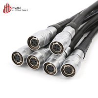 Penerbangan pemrosesan Plug YC8-2 inti soket konektor dengan 3 4 5 6 kabel Harness