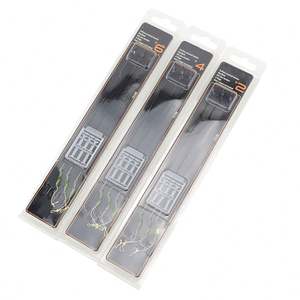 Lien d'hameçon de pêche à la carpe avec ligne enduite, montages de pêche prêts à l'emploi avec hameçon barbelé et bouchons de bouillettes - Product Image 6