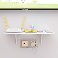 Étagère de routeur sans poinçon mural salon boîte de rangement Wifi sans fil
