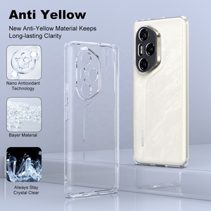 Coque de téléphone Usine 2.0mm Épais Transparent Coque Smartphone Cristal Clair Couverture de Téléphone pour <span class=keywords><strong>Honor</strong></span> 300 Pro 400 Lite 200 Smart - Product Image 5