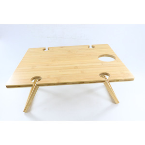 <b>Bamboo</b> outdoor square wine <b>table</b>, modern minimalist style, outdoor folding portable <b>bamboo</b> <b>table</b>, <b>bamboo</b> picnic <b>table</b>, snack - Product Image 1