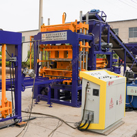 Machine à fabriquer des blocs creux entièrement automatique QT5-15 avec pompe pour ciment, certifiée CE, facile à utiliser