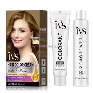 Crema de <span class=keywords><strong>tinte</strong></span> para el cabello de chocolate oscuro al por mayor de IVS-Vendedor caliente en los mercados de Arabia Saudita y Pakistán - Product Image 5