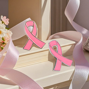 Insignia <span class=keywords><strong>de</strong></span> concientización sobre el cáncer <span class=keywords><strong>de</strong></span> <span class=keywords><strong>mama</strong></span>, Pin <span class=keywords><strong>de</strong></span> solapa esmaltado con cinta rosa, símbolo <span class=keywords><strong>de</strong></span> esperanza, emblema para campañas <span class=keywords><strong>de</strong></span> salud, evento <span class=keywords><strong>de</strong></span> caridad - Product Image 3