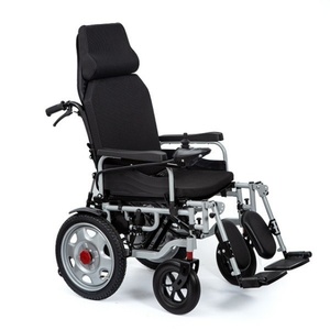 Rollstuhl mit Elektroantrieb, Abnehmbarer Akku, Stahlrahmen Elektrorollstuhl - Product Image 4