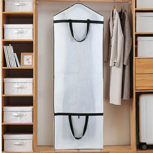 Alta Qualidade Não-Tecido Casamento Bridal Dress Cover Dustproof Robe Clothes Storage Protective Bag <span class=keywords><strong>Case</strong></span> Tote <span class=keywords><strong>Suit</strong></span> Garment Closet - Product Image 1