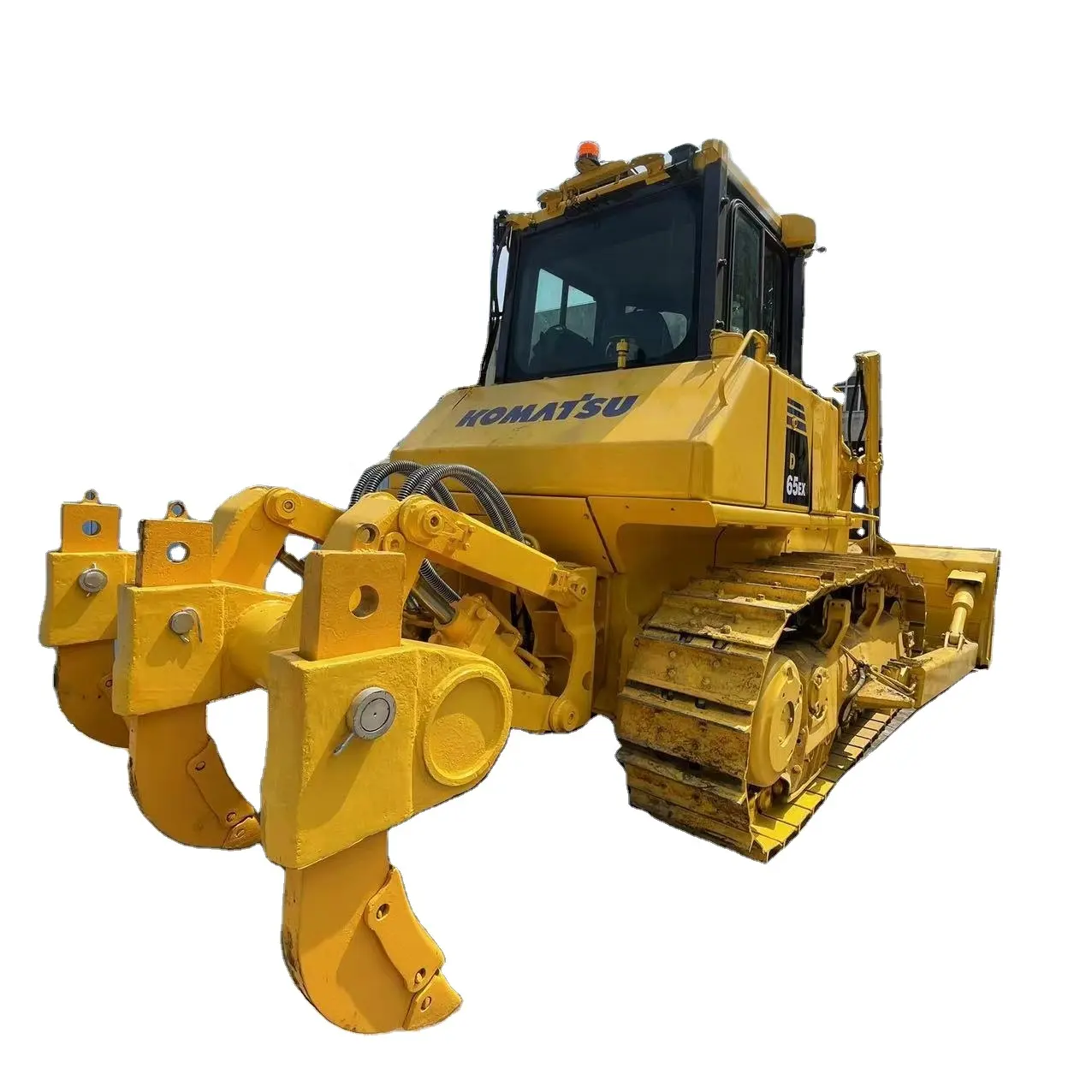 รถปราบดิน Komatsu ของแท้ D65 D65EX-16รถปราบดินขนาดเล็ก Komatsu 155 D155A