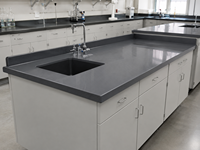 Plan de travail de laboratoire en résine époxy Durcon, mobilier de laboratoire résistant aux produits chimiques, table de laboratoire en résine époxy