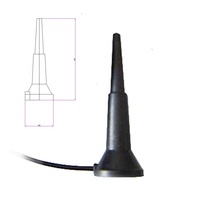 Antenne WiFi sans fil 2,4 GHz 2400 MHz, magnétique, étanche, en caoutchouc, avec connecteur SMA mâle, câble RG174 de 3 mètres