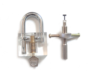 पारदर्शी दिखाई दे कटअवे अभ्यास के लिए ताला ताला ताला कौशल प्रशिक्षण - Product Image 2