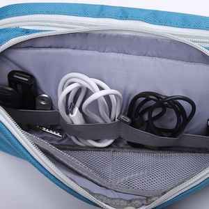 Travelsky Digital Storage <b>Bag</b> Rectangle Polyester Portable <b>Cable</b> Management Accessory for Travel Power Bank Data <b>Cable</b> Organizer - Product Image 5