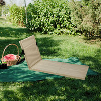 Chaise pliante d'extérieur en tissu Oxford avec support en alliage d'aluminium - Chaise portable pour la plage, le camping, le pique-nique et la pelouse