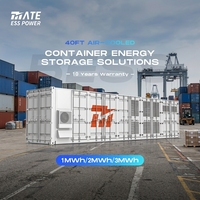 Système de stockage d'énergie hors réseau/sur réseau tout-en-un MATE BESS 1MWh 2MWh 3MWh, batterie lithium-ion LifePO4 en conteneur avec protection IP65