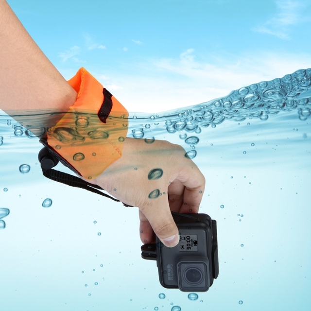 Cheap 20cm PULUZ Camera Floating Foam Hand Grip Underwater Photography Floating Bobber Wrist Strap for GoPro Action Cameras