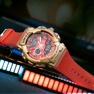 Reloj de Pulsera para Hombre SMAEL 8006 con Correa de Resina, Resistente al Agua 50m, Deportivo, Analógico, Electrónico, de Cuarzo, Digital - Product Image 4