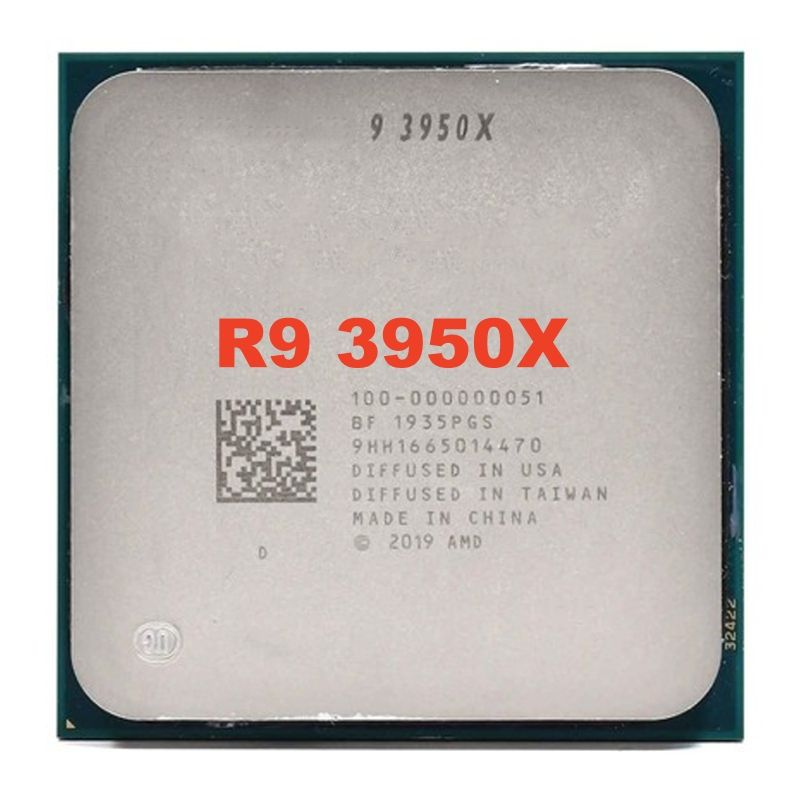 Processor 3950 X AMD Ryzen 3950X AM4 CPU Processor 16CORE 32T 105W