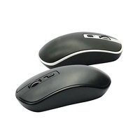 Mouse nirkabel 2.4G MW-007U, tetikus komputer portabel dengan penerima USB untuk PC Tablet Laptop dengan sistem Windows
