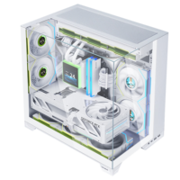 2026 New Mid-Tower Computer Case LIAN LI O11 VISION-M Black&WHite&Silver Case Full Tower Gaming PC Case