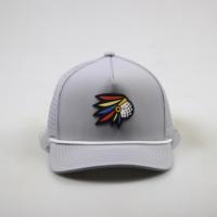 Topi Trucker 6 Panel Personalisasi dari Supplier, Bahan Oxford, Nyaman, dengan Lubang Ventilasi dan Pinggiran Sandwich untuk Golf
