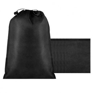 Sac à chaussures anti-poussière avec cordon de serrage, housse de rangement pour chaussures en tissu non tissé, sac à main pour chaussures, housses de protection respirantes et portables pour le voyage, fabriquées à partir de matériaux recyclés - Product Image 1