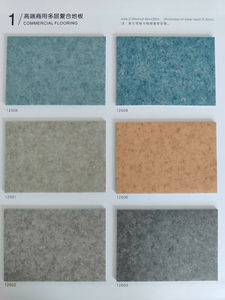 2.0mm <span class=keywords><strong>Gris</strong></span> <span class=keywords><strong>PVC</strong></span> Vinyle Hétérogène Plancher Commercial Antidérapant <span class=keywords><strong>Parquet</strong></span> Traitement de Surface pour Hôpitaux - Product Image 3