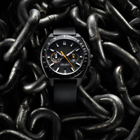 Montre chronographe élégante, sportive, de plein air, en titane, avec cadran Panda, verre saphir, mouvement à quartz