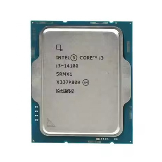 FOR Intel I3-14100/SRMX1 12M Cache 3.40 GHz CPU Processor FCLGA1700 60W TDP for Desktop Applications