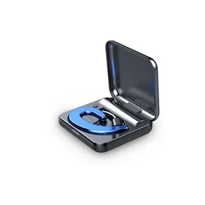 Penyuara Telinga Anti Air, Olahraga Baru Bluetooth Nirkabel, Konduksi Tulang Telinga, Headphone dengan 2200MAh Casing Pengisian Daya