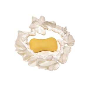 Bath Sponge Double Layer Elastic Net Rich Lather For Soap And Bath Towel Use - Product Image 2
