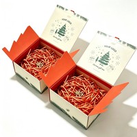Vente en gros Nouveauté 2026 Boîte cadeau de Noël très demandée, belle boîte en papier pour emballage cadeau, bonbons, desserts, design élégant