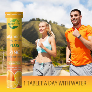 Yetişkinler için OEM/ODM sıcak satış <span class=keywords><strong>C</strong></span> vitamini artı çinko efervesan tabletler bitkisel takviyeler, bağışıklık desteği - Product Image 4