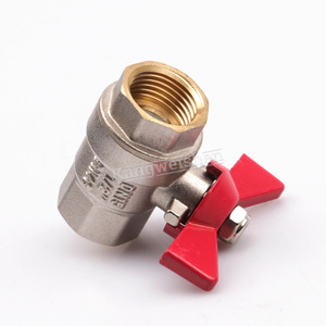 บอลวาล์วเกลียวในแบบตรง DN15 1/2 นิ้ว PN40 สำหรับควบคุมการไหลของน้ำ - Product Image 4