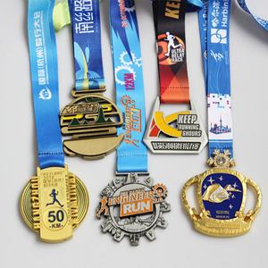 Médailles sportives haut de gamme avec logos personnalisés, y compris des médailles en métal pour le marathon, le football, le basketball et autres sports - Product Image 6