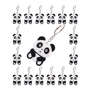 Móc Khóa <span class=keywords><strong>Panda</strong></span> Vòng Chìa Khóa Cho Động Vật Chủ Đề Tiệc Yêu Thích Mặt Dây Chuyền, Đồ Dùng Tiệc Sinh Nhật, Đồ Ưa Thích Tiệc Cho Đồ Lưu Niệm Trang Trí - Product Image 1