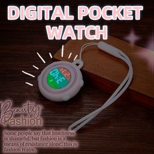 의료 브로치 시계 시계 사용자 정의 로고 의사 선물 도매 다채로운 젤리 글로우 다크 고무 디지털 간호사 시계 남여 공용 패션 - Product Image 2