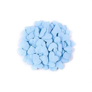 Coriandoli a Forma di Cuore in Tessuto Ilan 3mm 15pz Decorativi per Artigianato - Product Image 1