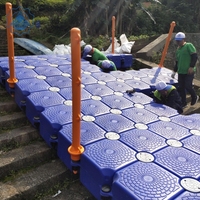 Plateforme flottante en HDPE, cubes flottants pour la construction de ponts ou de quais