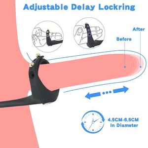 2024 New Design Men's Sex Toys Remote Control Adjustable Size <b>Anal</b> <b>Plug</b> <b>Vibrating</b> Cock Ring Vibrators - Product Image 4