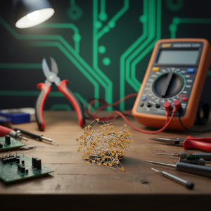 Condensador Cerámico 6.8 Nf 50V Electrolítico con Terminales Radiales para Reparación Electrónica - Product Image 3