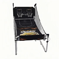 Machine de tir de basket-ball pliable à double tir pour 2 joueurs, jeux automatiques amusants