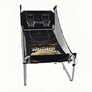 2 người chơi bắn đôi đồng xu hoạt động có thể gập lại Máy bắn bóng rổ vui vẻ trò chơi tự động - Product Image 2