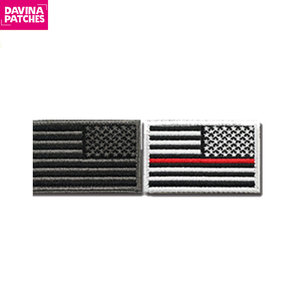 แพทช์ปักลายธงชาติอเมริกัน DAVINA Flowers Embroidery แบบกลับด้าน สำหรับติดบนเครื่องแบบสหรัฐอเมริกา ด้านซ้าย กว้าง 3 นิ้ว ลายปักธง <span class=keywords><strong>Lorn</strong></span> - Product Image 4