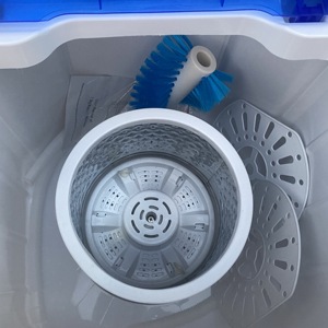 Lavatrice semiautomatica a caricamento <span class=keywords><strong>dall</strong></span>'<span class=keywords><strong>alto</strong></span> da 7,5 kg con cestello di scarico, nuovo design 2024, best seller, 260W, multifunzione. - Product Image 5